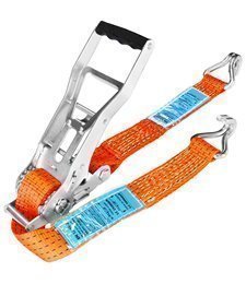 Cincha de Amarre con Tensor Ergonómico y Ganchos Cerrados | 50MM - 5.000KG STF 500 daN